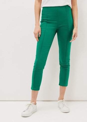 Phase Eight Miah Cropped Trousers Green Australia | KQ7260513